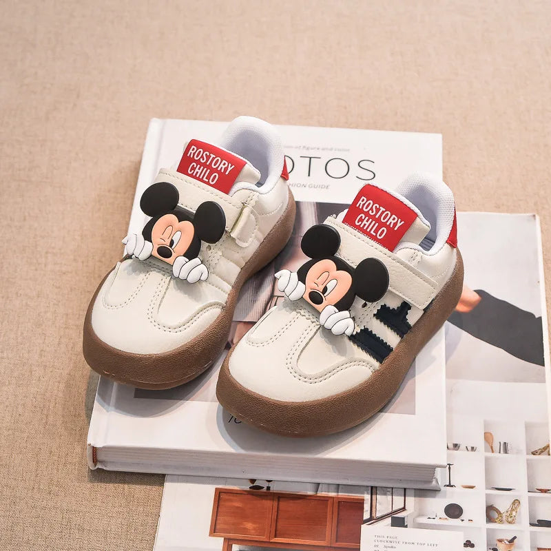 Casual Cute Cartoon Sport  Anti-slip Soft Sole Kids Board Sneakers