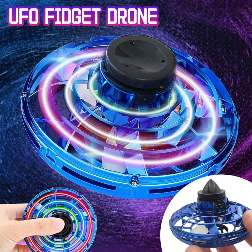 LED Flying UFO Spinner Fingertip  Aircraft Toy
