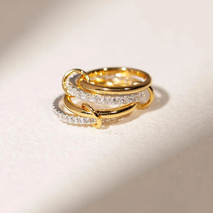 A Four-Ring Interlocking Ring