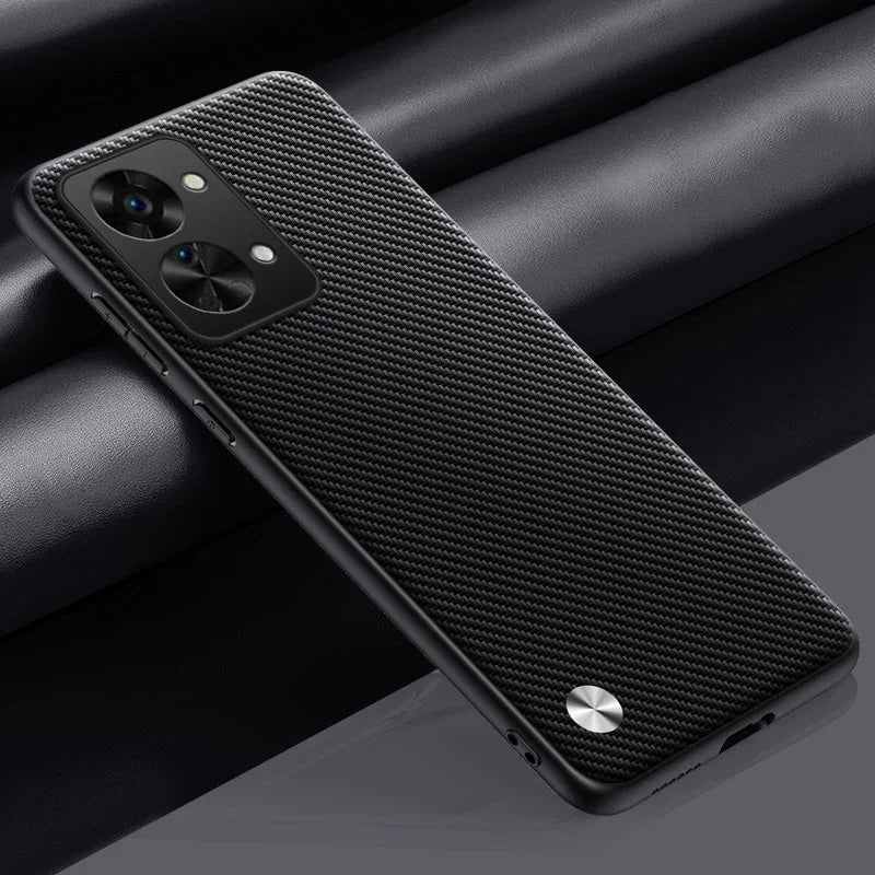 Matte Silicone Phone Case For OnePlus Nord 2T 5G Nord2T Luxury PU Leather Protection Case