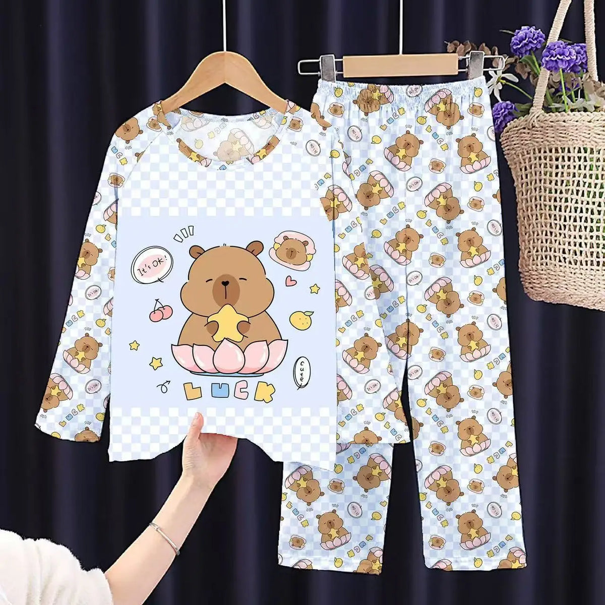 Sleepers Cartoon Boutique Long Sleeve 3 4 5 6 7 8 9 10 11 12 Yrs Pajamas