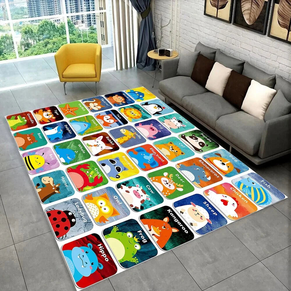 ABC Alphabet Floor Mat Cartoon Carpet