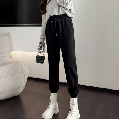 Straight Leg Elastic Waist Pants