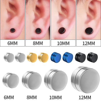 DANA Magnetic Clip Ear Stud Earrings