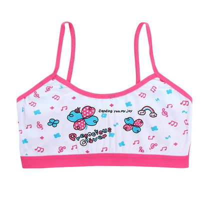 Teenage Girls Vest Bras Cartoon Panda Underwear