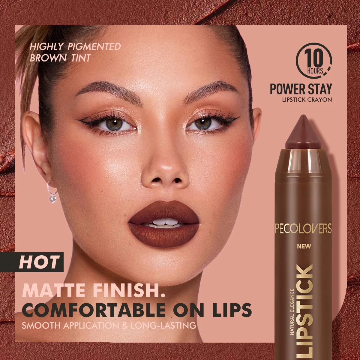 Fine Tip Lip Liner Pen Soft Mist Matte  Lipstick