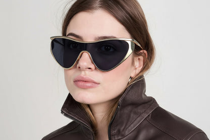 Vintage Y2K Punk Cat Eye Luxury Sun Glasses