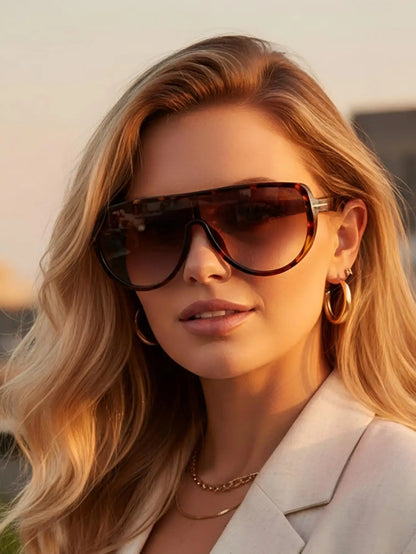 Unisex Retro Frog-eye Frame Sunglasses