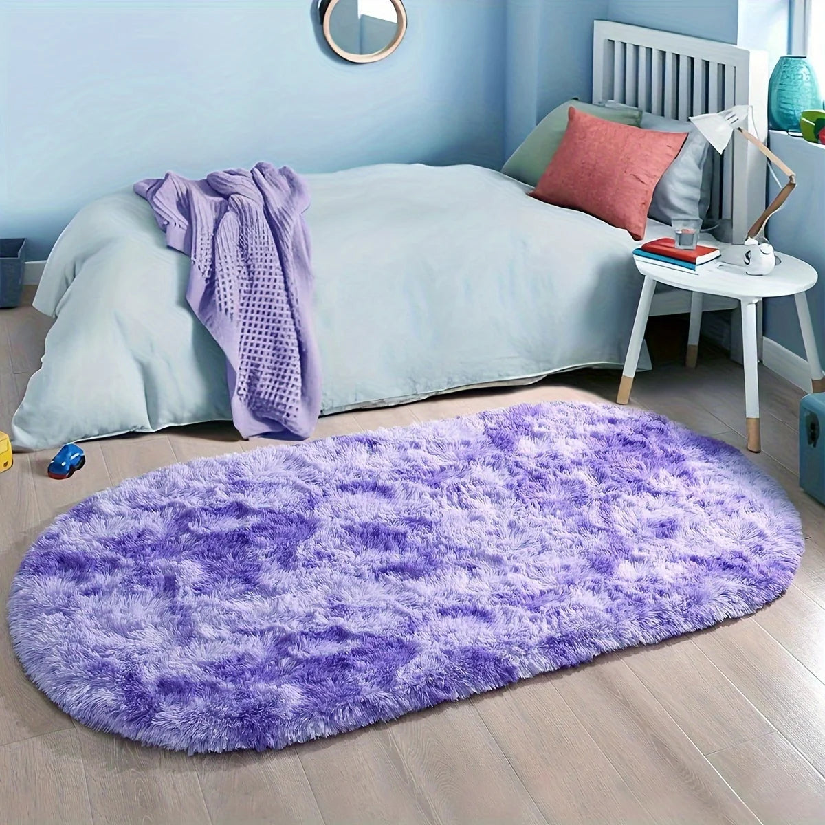 Dense Silk Long Hair Soft Floor Mat Carpet
