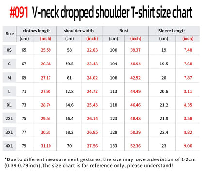 No.21 Print V-Neck Short Sleeve Sports Football Jersey Y2K Oversized T-Shirt