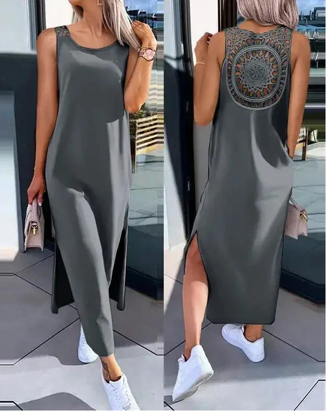 Sleeveless Sexy Loose Slim Dress