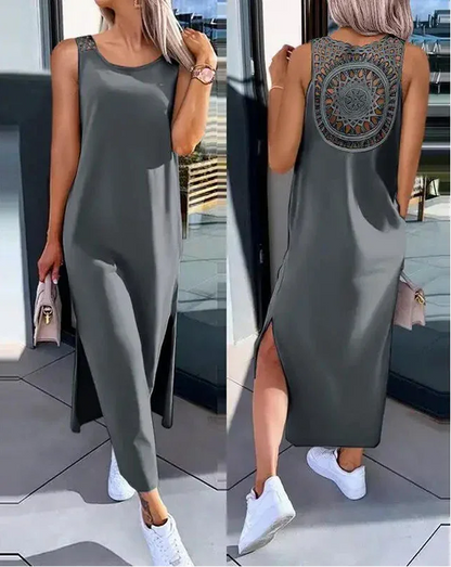 Sleeveless Sexy Loose Slim Dress