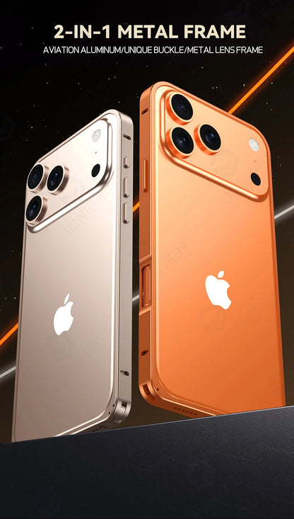 Light Aluminum Metal Frame Thin Case Bumper For iPhone 17  Max Alloy Titanium Protect Back