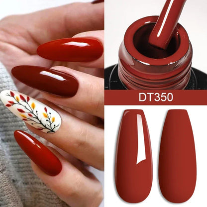 7ml Red Series Gel Nail Polish Glitter
