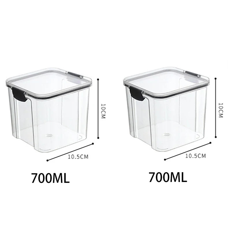 5Pcs Sets Sealed Jar Food Storage Box