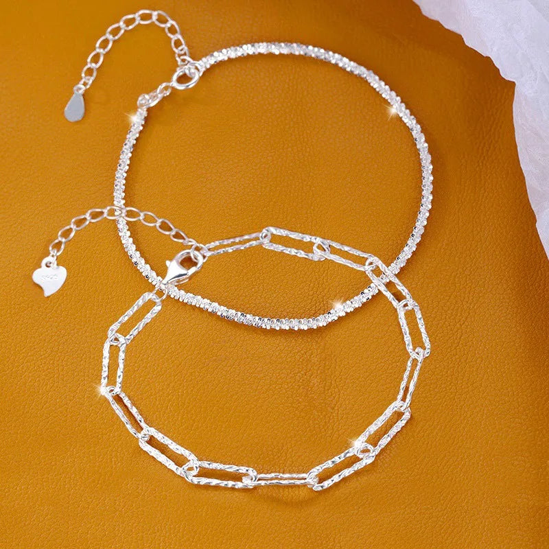 DANA Sparkling 925 Sterling Silver Bracelets