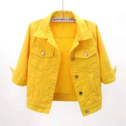 Denim Short Casual Loose Jean Jackets