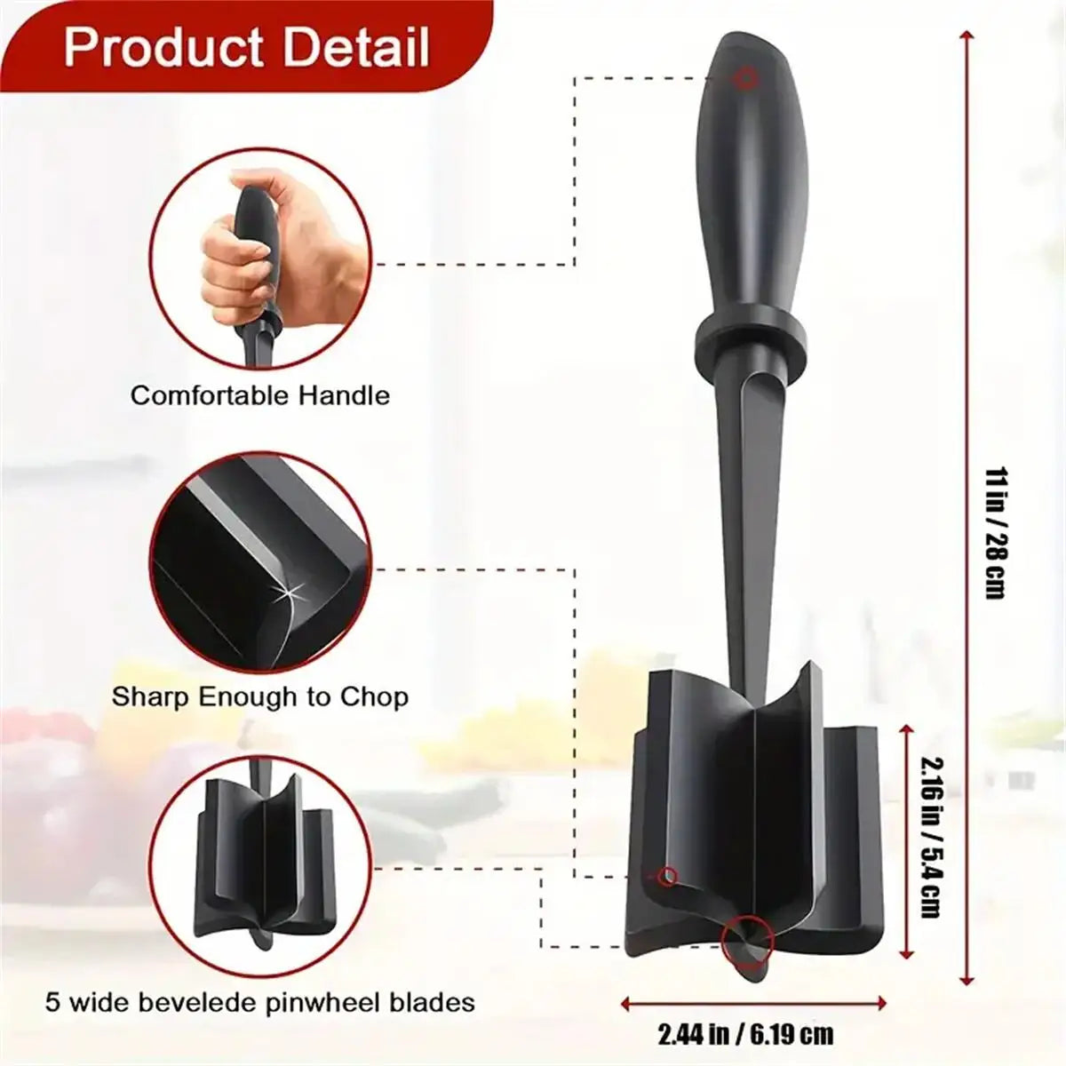 1pc Meat Chopper, Meat Shredder Heat Resistant