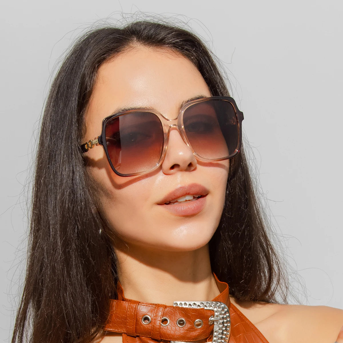 Square Cycling Big Frame Eyeglasses