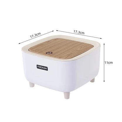 Japanese-style Mini Desktop Trash Can Simple Press