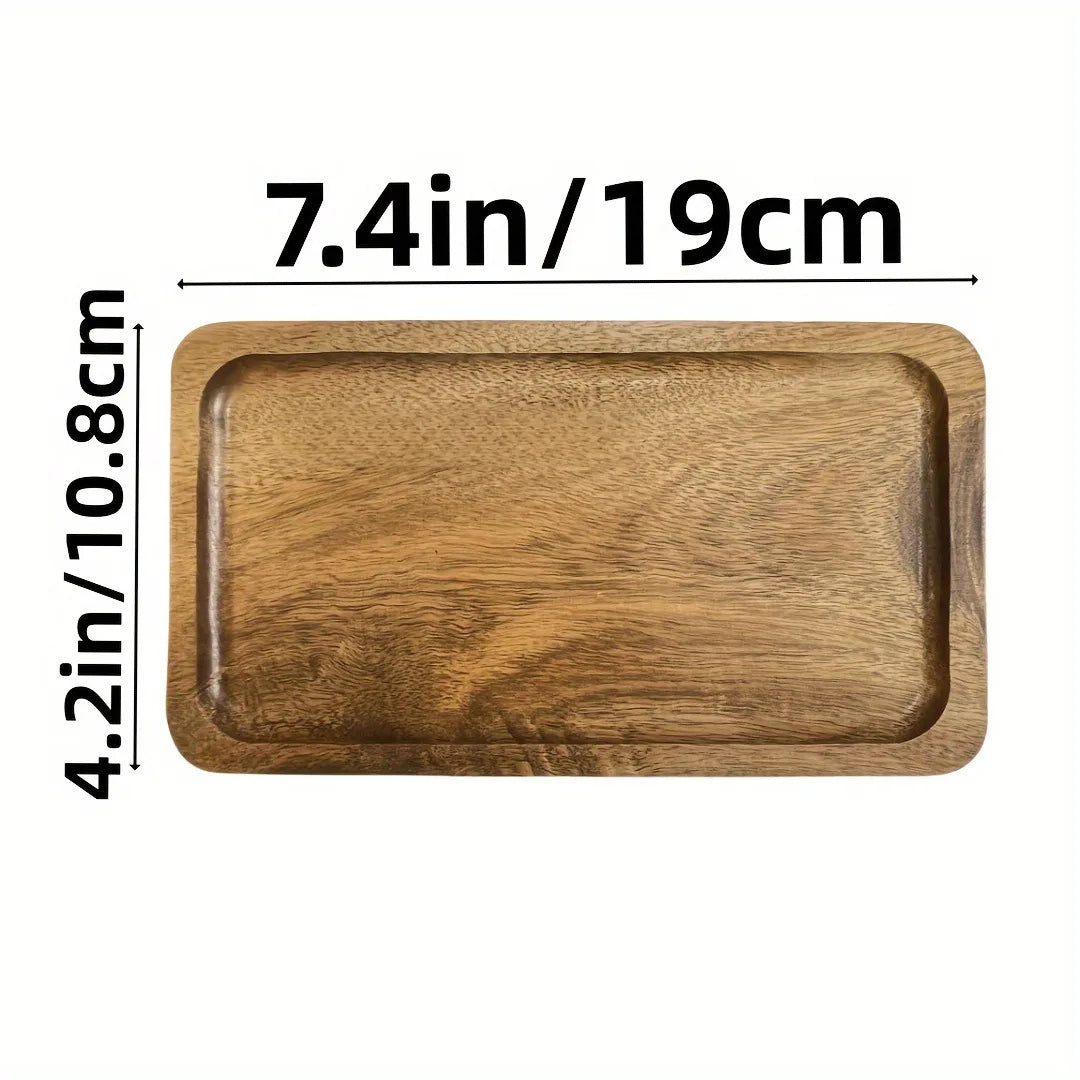 Japanese solid wood fruit plate