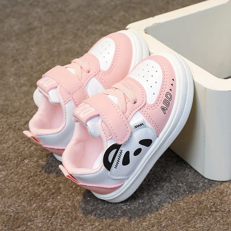 Running Footwear PU Leather Toddler Sneakers