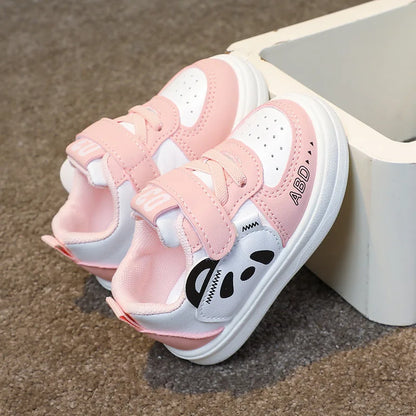 Running Footwear PU Leather Toddler Sneakers