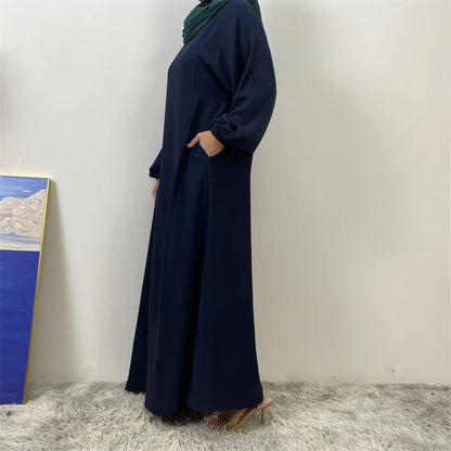 عباية بسحاب أمامي للمسلمات