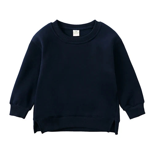 Winter Spring Pullovers Korean Baby Thicken Fleece 6M-7T Hoodies