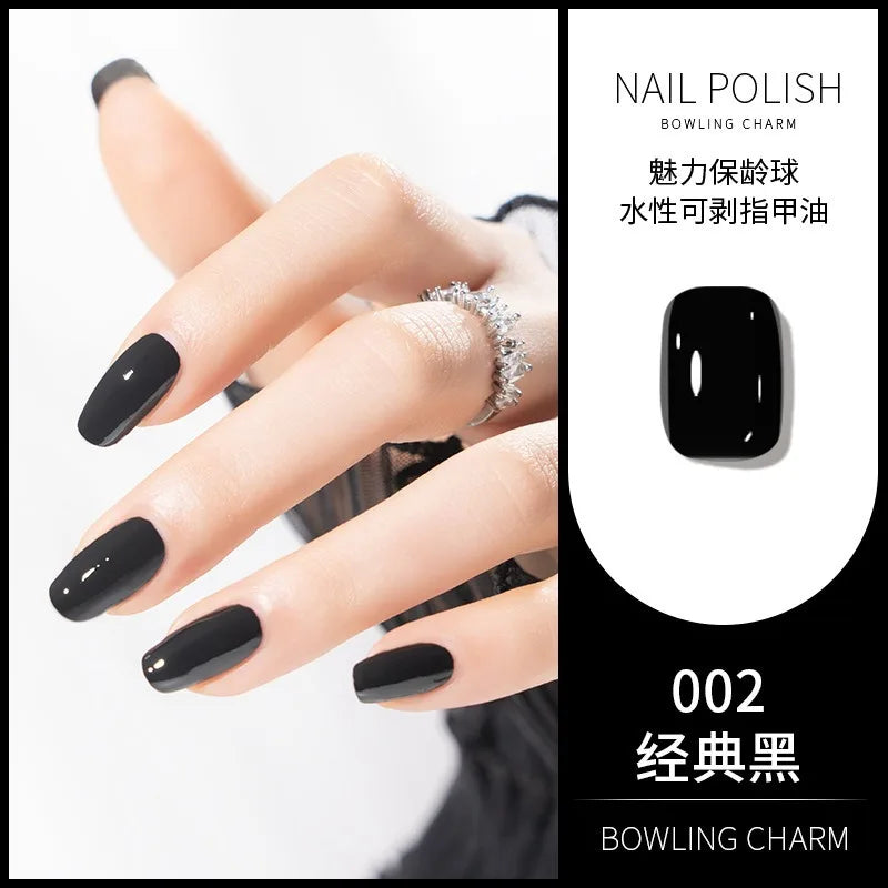 40 Colors Nail Polish Water-based Quick Drying Tearable Nail Art