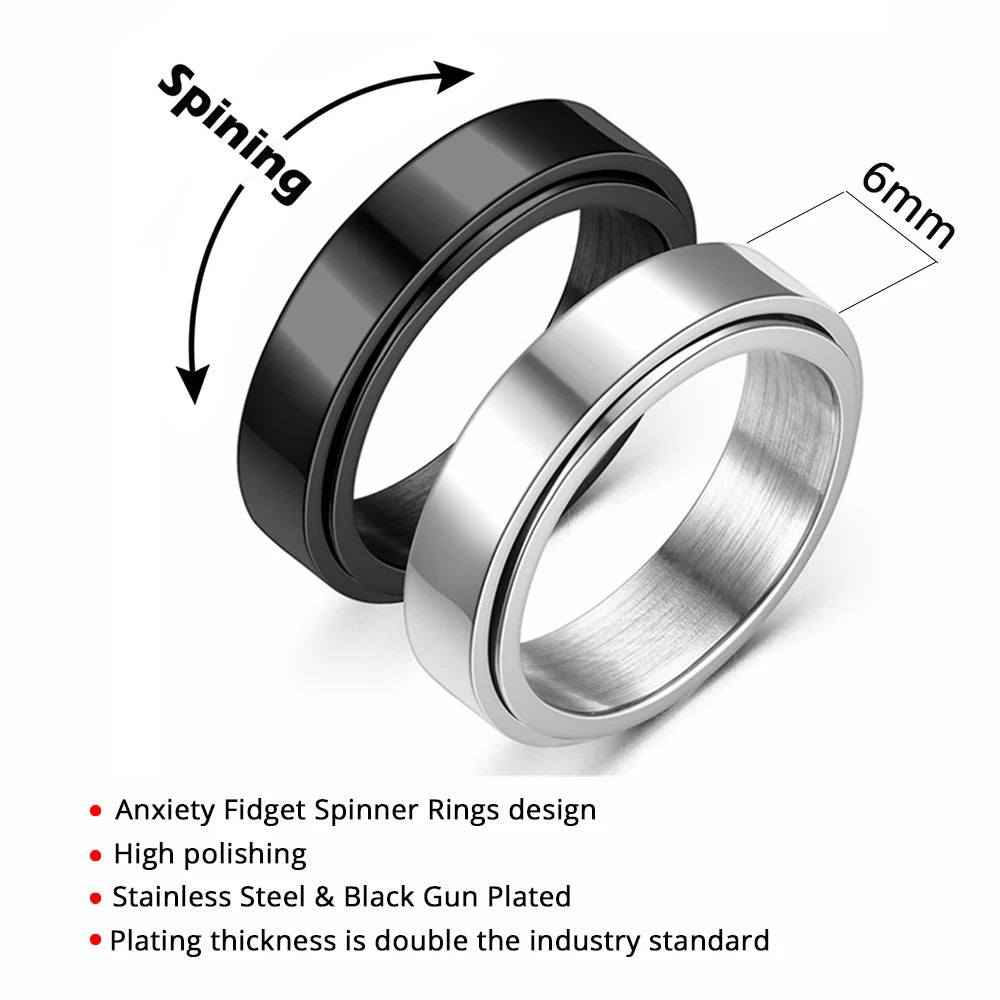 DANA Fidget Spinner Rings