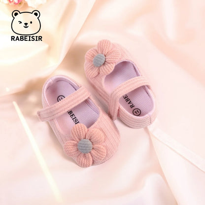 Cute Flower Mary Jane Flat Shoes