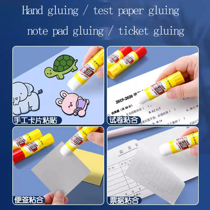 Super Strong Solid Glue Sticks 9g/36g for Students Crafts & Office Ticket Pasting