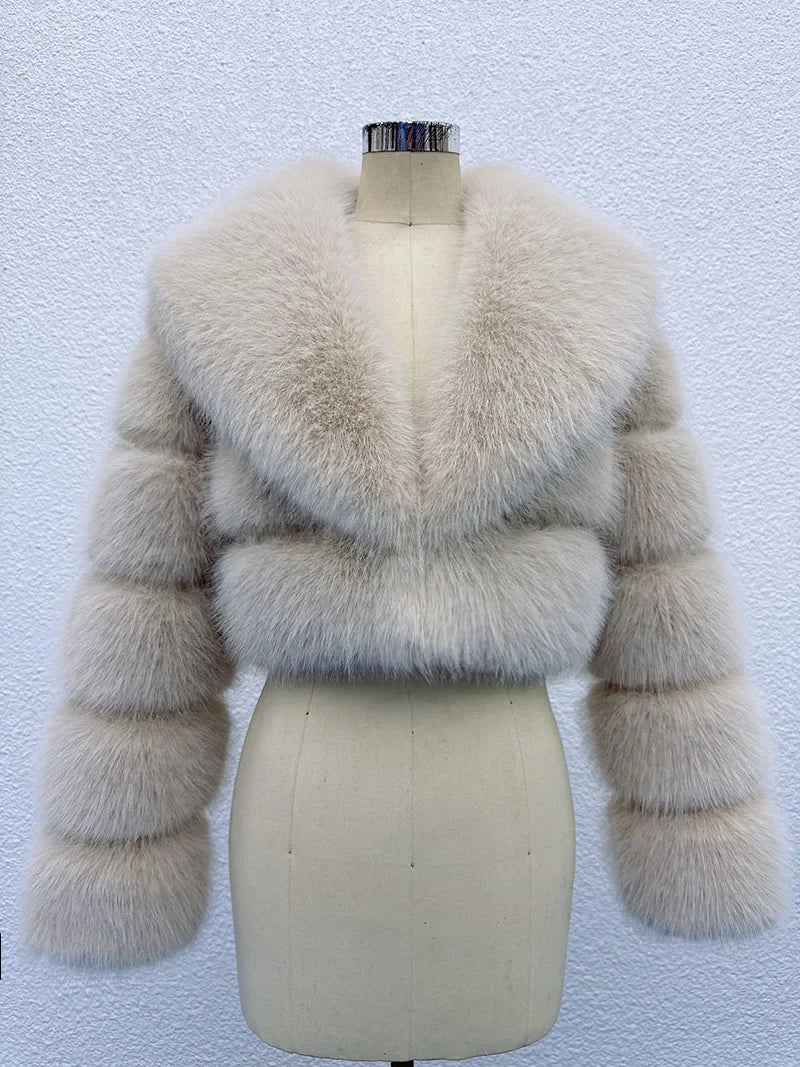 Faux Fur Outerwears Coat