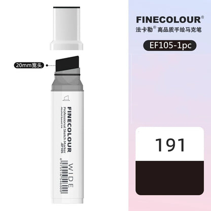 Finecolour 20mm Wide Markers Alcohol Line Sketching Art Markers Pen
