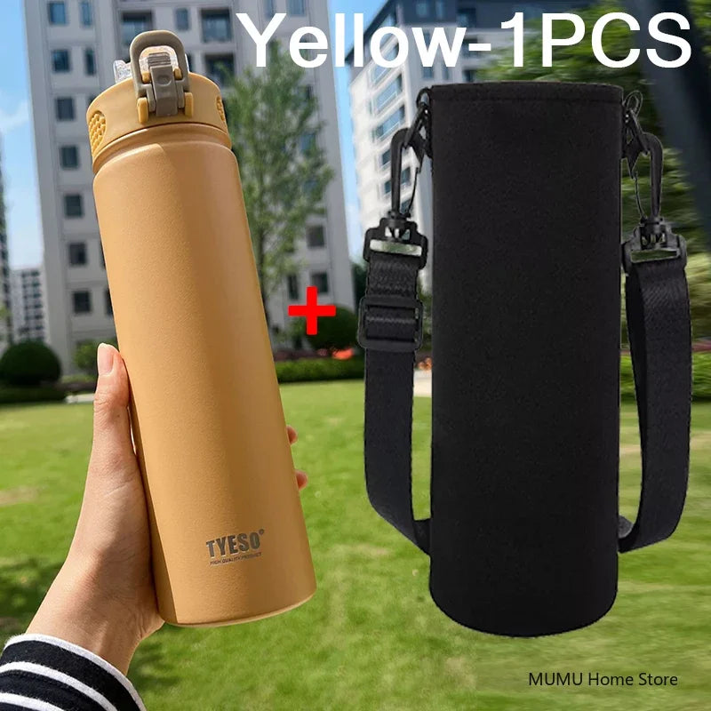 TYESO 600/750ML Stainless Steel Thermo Water Bottles