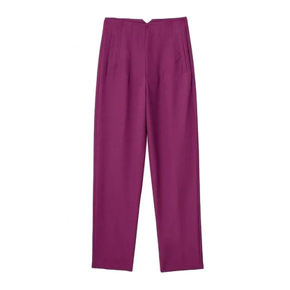 Office Wear High waist Formal Pants