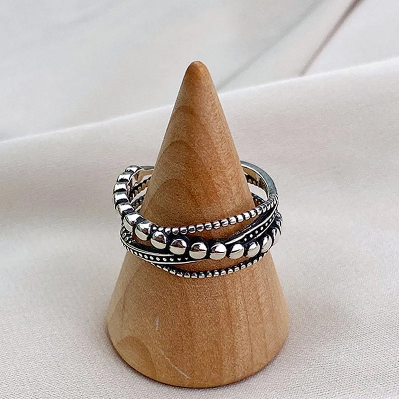 925 Sterling Silver Winding Wedding Ring