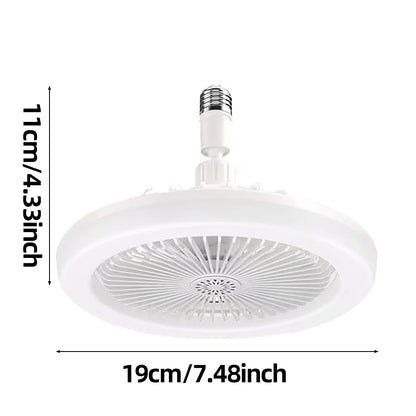 Rotatable 3in1 Ceiling Fan with Remote Control Lighting Lamp