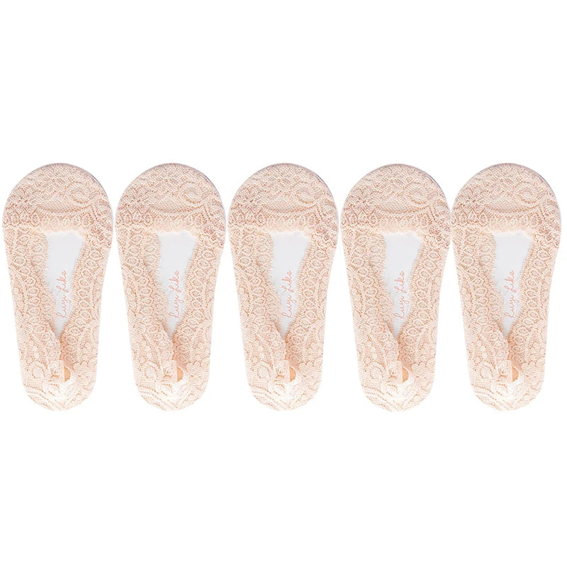 5 Pairs/Lot Ankle Short Thin Cotton Socks Set