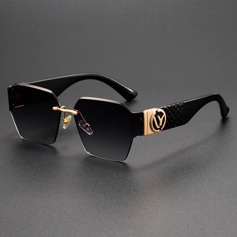 Versatile metal Elegant sunglasses
