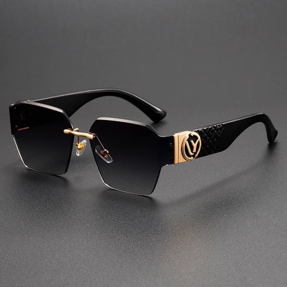 Versatile metal Elegant sunglasses