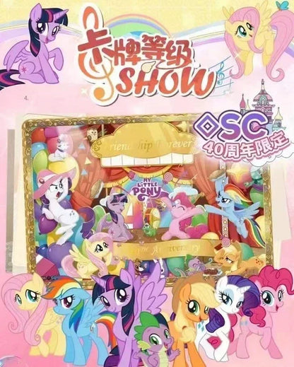 Genuine My Little Pony Card 40th Anniversary Limited Friendship Eternal Card Rare Toy