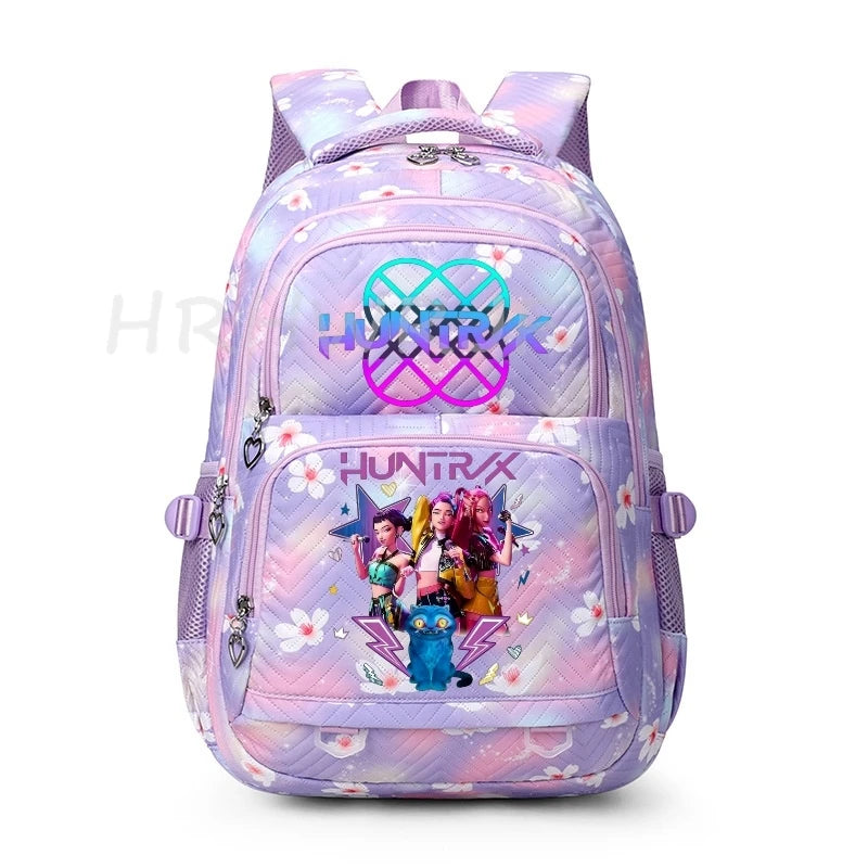 K-pop Demon Hunters Backpack Girls Boys Youth School Bags