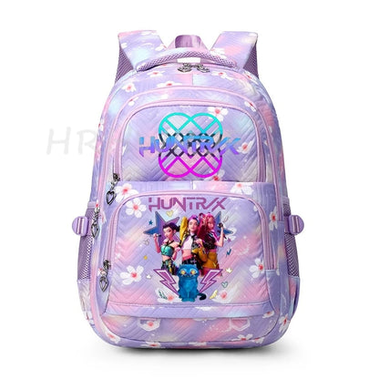 K-pop Demon Hunters Backpack Girls Boys Youth School Bags