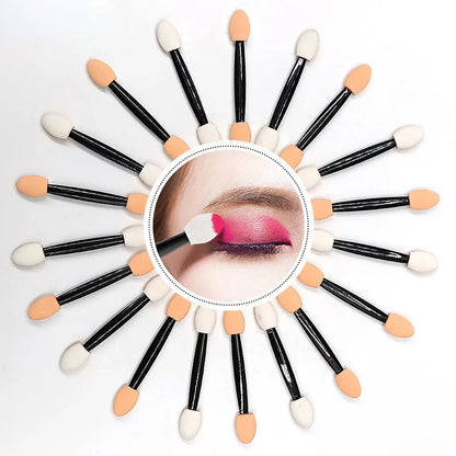 100Pcs/ Bag Portable Eyeshadow Small Double Sponge