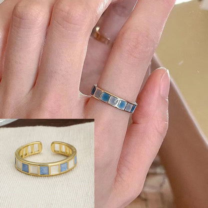 925 Sterling Silver Drip Glaze Butterfly Zircon Rings