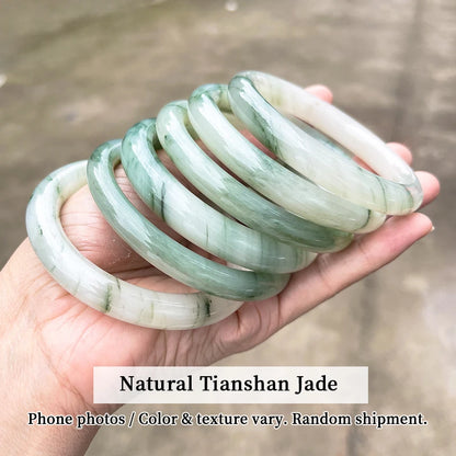 Natural Lapis Lazuli Tianshan Jade Bangle Imperial Blue Afghan Stone Bangle Genuine Gemstone Bracelets
