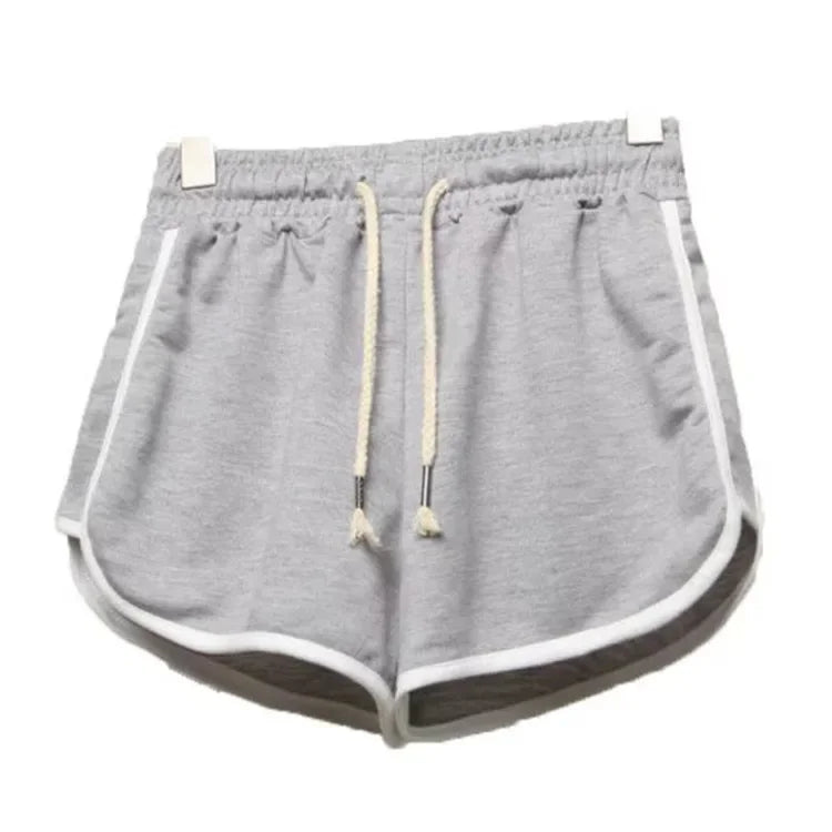 Casual Bottoms Elastic Waist Sports Short Pants