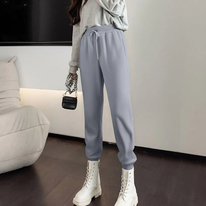 Straight Leg Elastic Waist Pants
